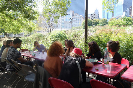 Faheem Majeed, The Floating Museum, at the Lurie Garden