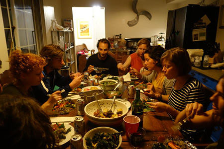 We stayed at George Rahme's house in Hamtramck